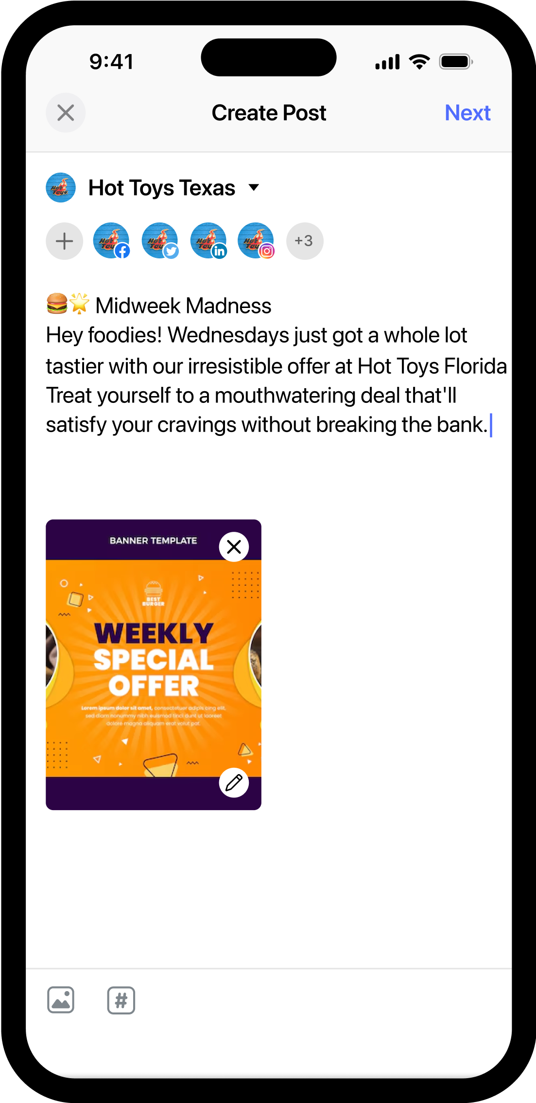 Zoho Social Dashboard